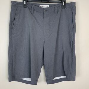 Travis Mathew Shorts Mens 36 Grey Performance Golf Stretch Lightweight